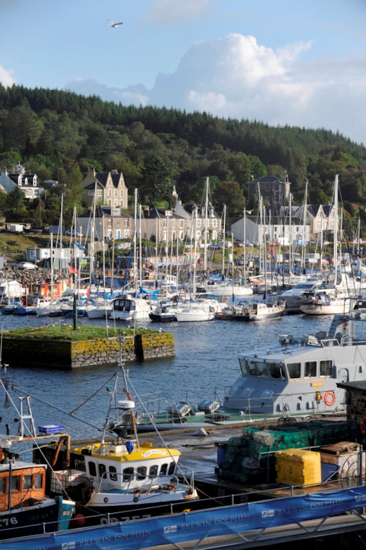 Tarbert at its finest ahead of the Brewin Dolphin Scottish Series photo copyright Marc Turner / PFM Pictures taken at 