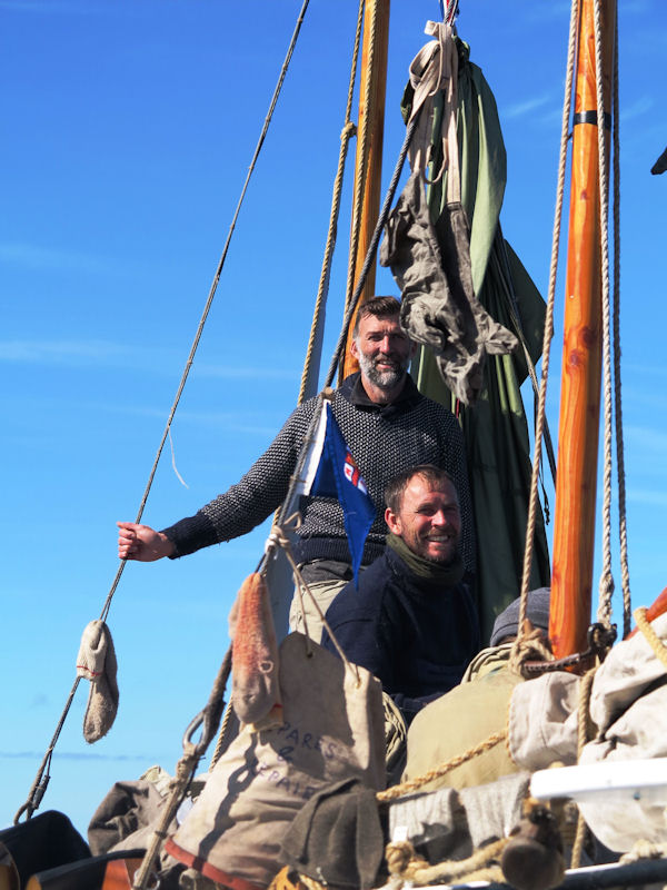 Tim Jarvis and Paul Larsen onboard the Alexandra Shackleton photo copyright Shackleton Epic taken at 