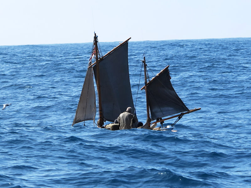 Shackleton Epic expediiton leader Tim Jarvis on deck on the Alexandra Shackleton photo copyright Jo Stewart / Shackleton Epic taken at 