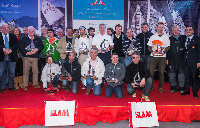 Primo Cup - Trophée Credit Suisse trophy winners at the Yacht Club de Monaco photo copyright Carlo Borlenghi taken at Yacht Club de Monaco