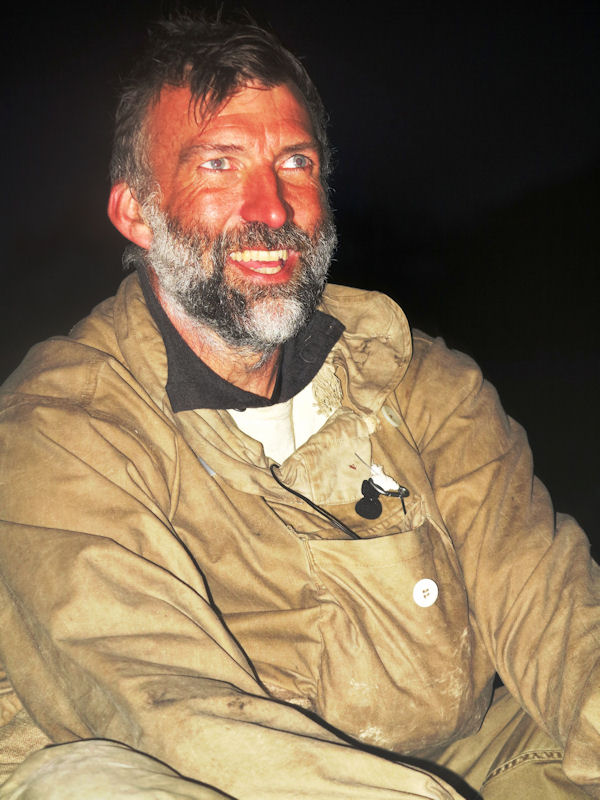 Tim Jarvis, Shackleton Epic expedition leader, celebrates after the three day climb across South Georgia photo copyright Jo Stewart / Shackleton Epic taken at 