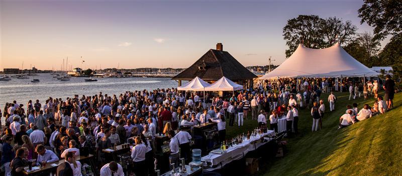 Cocktail Party on the lawn at NYYC's Harbour Court during the 159th New York Yacht Club Annual Regatta photo copyright Daniel Forster / Rolex taken at New York Yacht Club