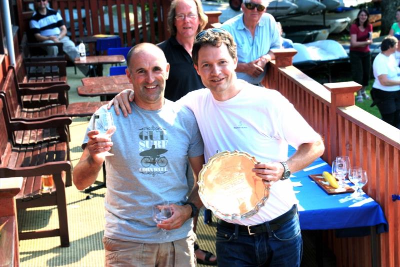 David Exley and Nigel Hall from Leigh and Lowton win the Lord Birkett Memorial Trophy photo copyright Pauline Thompson taken at Ullswater Yacht Club