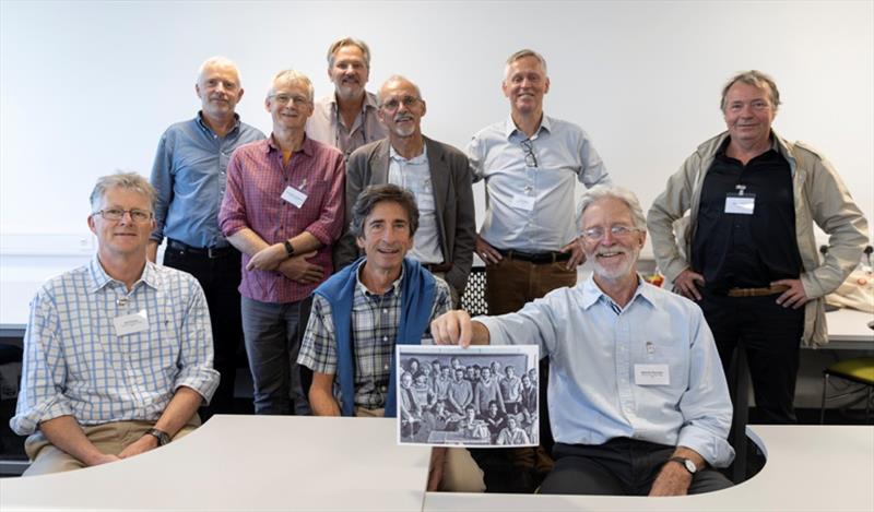 The class of 1981 meet in the same classroom they were taught in - photo © Solent University