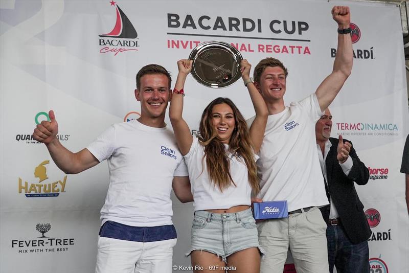 Clean Sailors Youth Team wins Bacardi Cup Invitational Regatta in Miami - photo © Kevin Rio / 69F Media