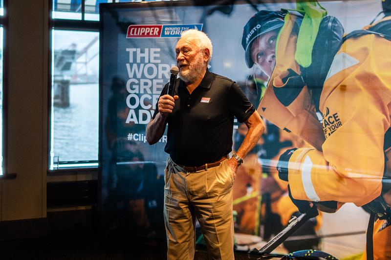 Clipper Race - Sir Robin Knox- Johnston - photo © John Rourke