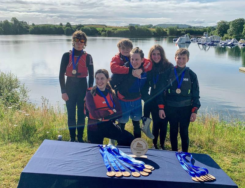 Worcestershire Youth Sailing Association participants were awarded medals for completing their 12 hour sail photo copyright Worcestershire Youth Sailing Association taken at 