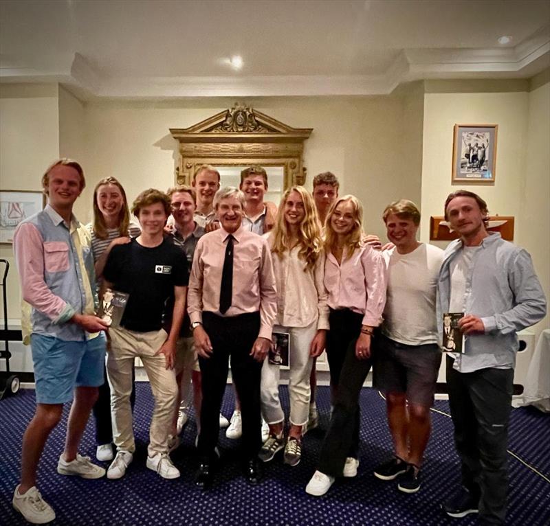 Jim Saltonstall with the young Dutch team led by Gerd-Jan Poortman - racing Ker 46 ROST Van Uden and sharpening their skills for next month's Rolex Fastnet Race - photo © Louay Habib / RORC