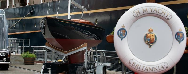 Dragon Bluebottle and The Royal Yacht Britannia - photo © Helen Pugh Photography / www.helenpughphotography.com