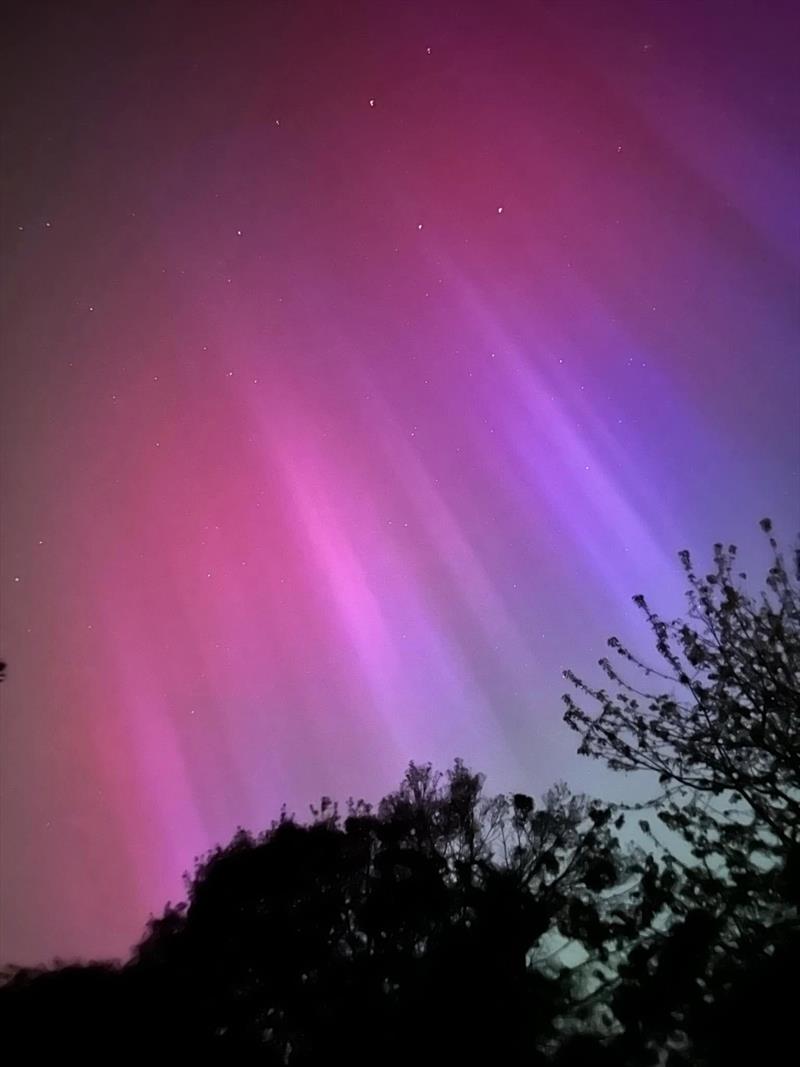 Aurora Borealis as far south as Bembridge! photo copyright Mike Samuelson taken at Bembridge Sailing Club