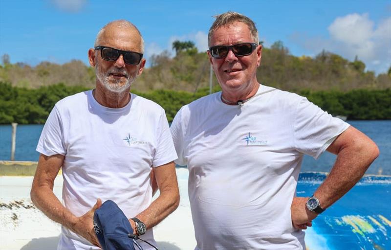 Thibaut Derville (right) and Jean-Philippe Cau, organisers of the Cap-Martinique - photo © Cap-Martinique