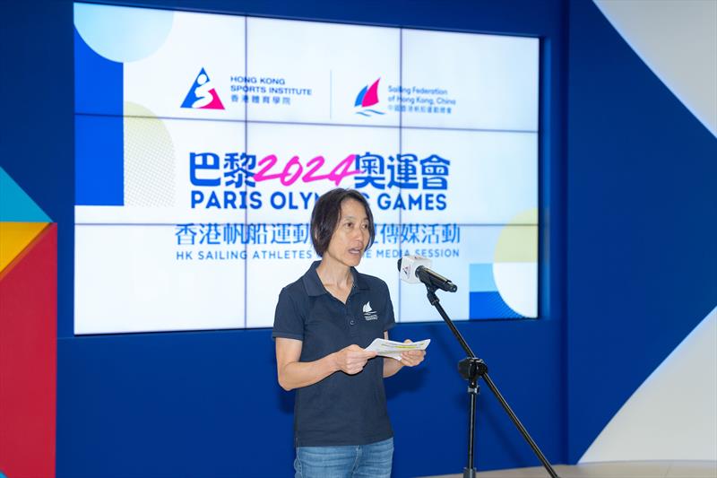 Hong Kong Sailing Athletes set for Paris 2024 - Welcome Speech by Ms Cheung Mei-han, President of Sailing Federation of Hong Kong, China - photo © Panda / Takumi Images