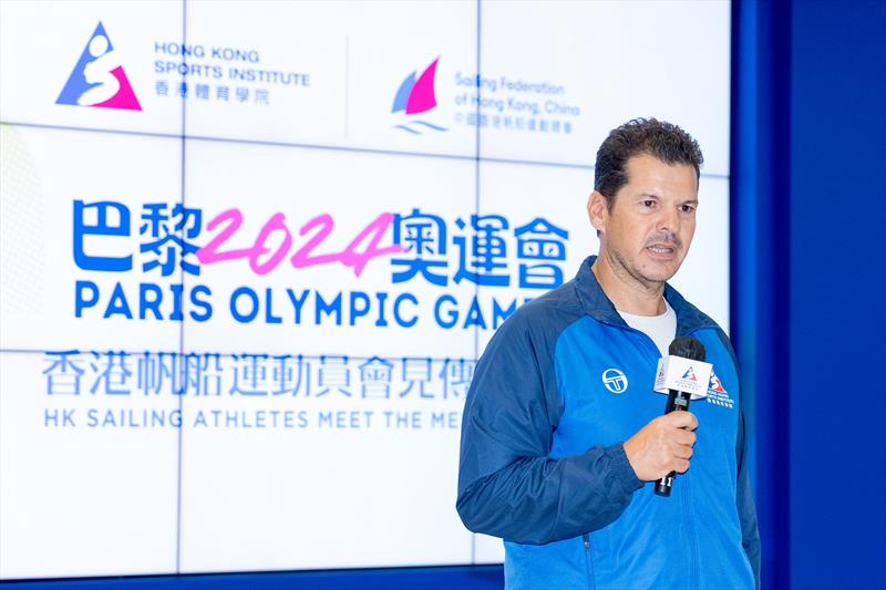 Hong Kong Sailing Athletes set for Paris 2024 - Mr Harris Tsolis, Head Sailing Coach of the Hong Kong Sports Institute - photo © Panda / Takumi Images