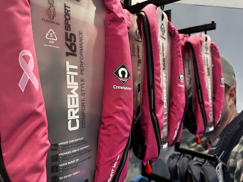 Crewsaver Breastcancer awareness lifejacket - photo © Crewsaver