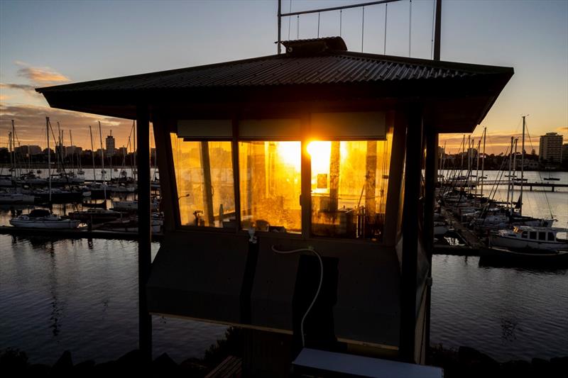 All quiet early at RMYS on the final day of the Australian Women's Keelboat Regatta 2024 photo copyright Andrea Francolini / AWKR taken at Royal Melbourne Yacht Squadron