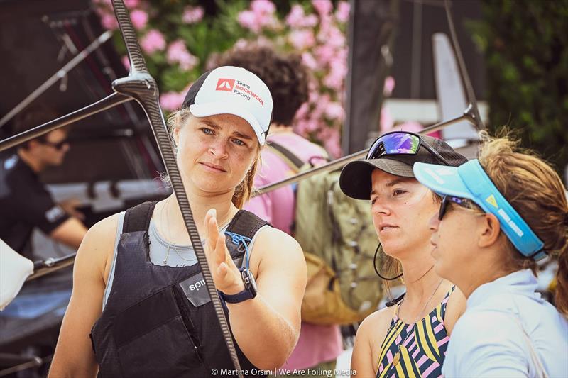 `Steering the Course` Clinic - Katja Salskov-Iversen - Foiling Week 2024 - photo © Martina Orsini