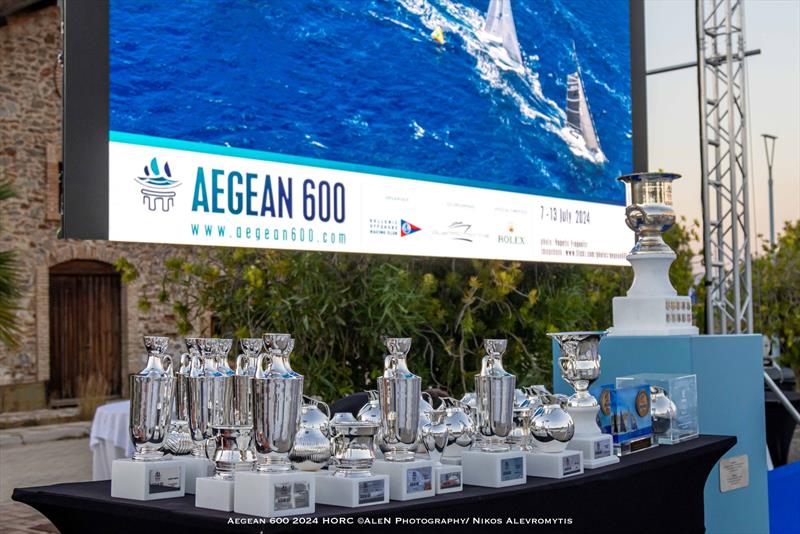 AEGEAN 600 award ceremony photo copyright Nikos Alevromytis / Alen Photography taken at Hellenic Offshore Racing Club