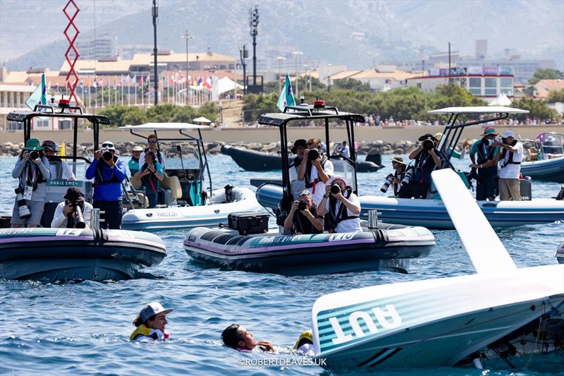 Photo boats - Paris 2024 Olympic Sailing Competition - photo © Robert Deaves