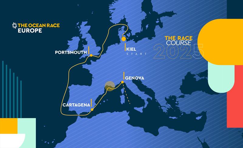 The Ocean Race Europe 2025 Portsmouth map - photo © The Ocean Race