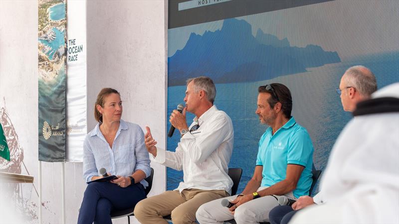 Johan Salen, Director, The Ocean Race, John Pagano, Group CEO, Red Sea Global and Rosanna Chopra, Executive Director Destination Development - photo © Red Sea Global