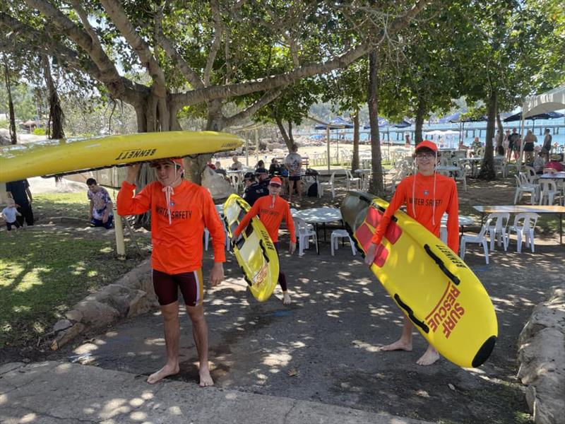 Townsville Picnic Bay Surf Club volunteers at the fund raising BBQ at SeaLink Magnetic Island Race Week - photo © TPBSC