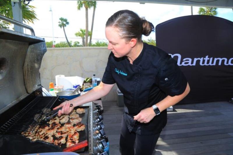 Cooking lesson with Adrienne Gang - photo © Maritimo