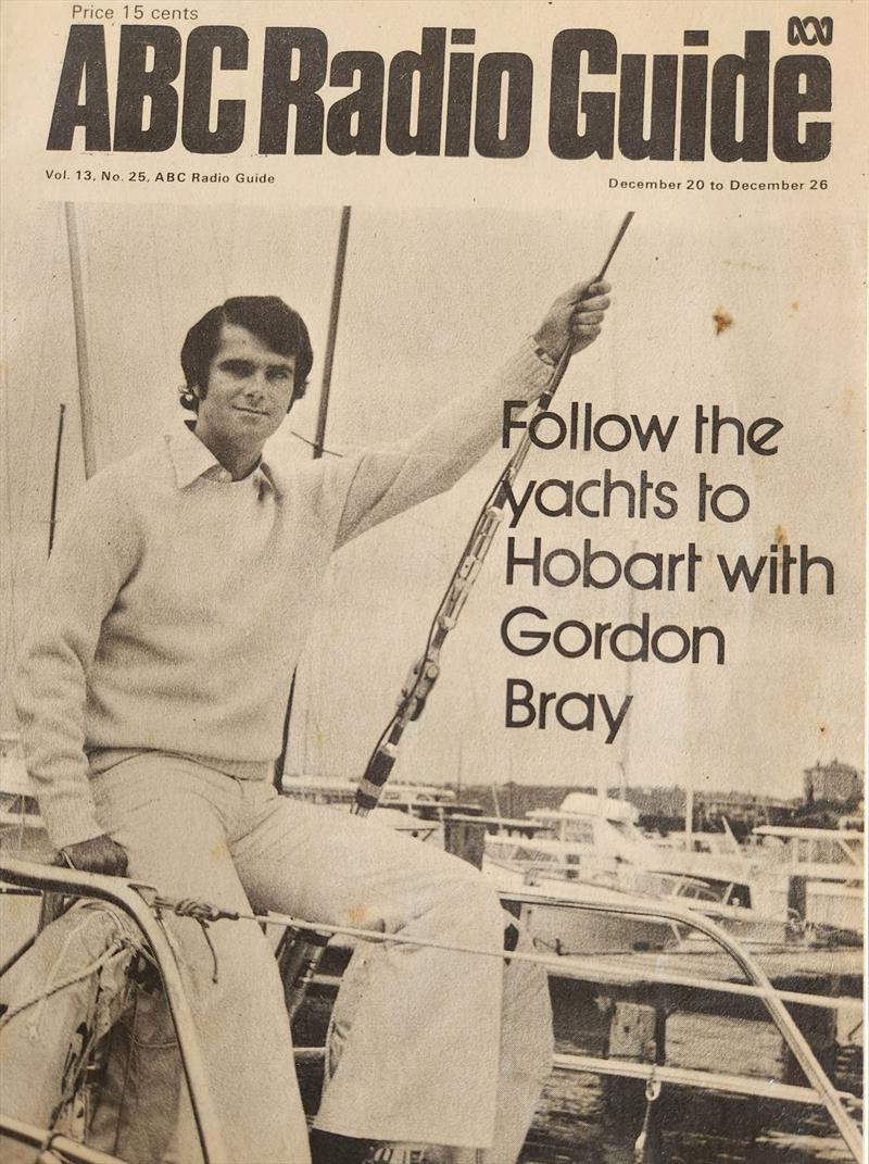 Gordon Bray in the 1975 Sydney Hobart Program photo copyright CYCA Archive taken at Cruising Yacht Club of Australia