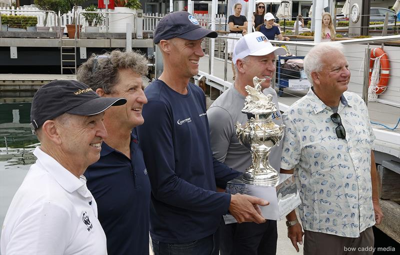 LtoR -  David Griffith, Adrian Stead, Jules Hall, Anthony Johnston, and Ron Epstein photo copyright Bow Caddy Media taken at Cruising Yacht Club of Australia