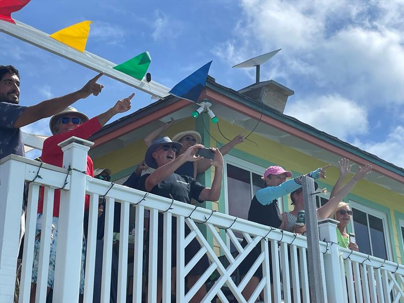 Susan Crumpley crowd at schooner races photo copyright Seven Seas Cruising Association taken at 