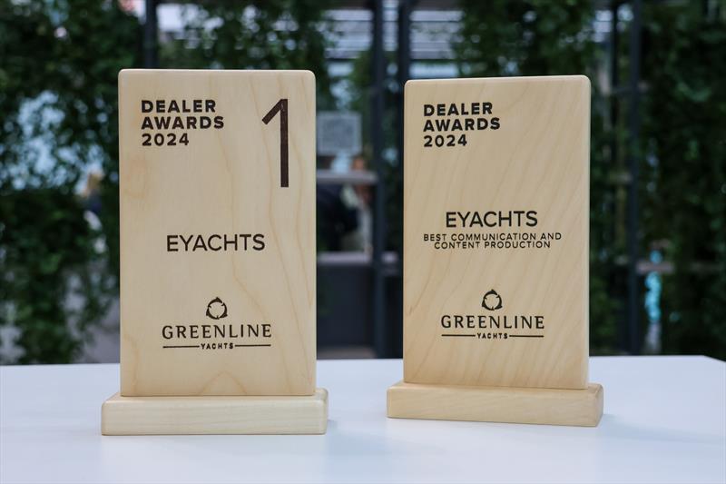 Greenline Dealer of the Year and  Best Marketing & Content Creation Awards photo copyright Eyachts taken at 