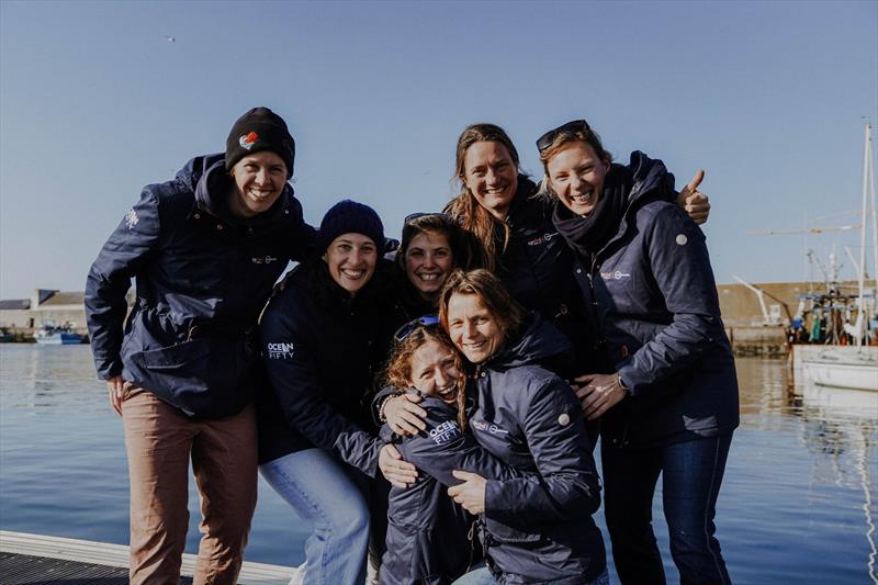 Anne-Claire takes the helm of UpWind by MerConcept - photo © David Lupion / UpWind by MerConcept