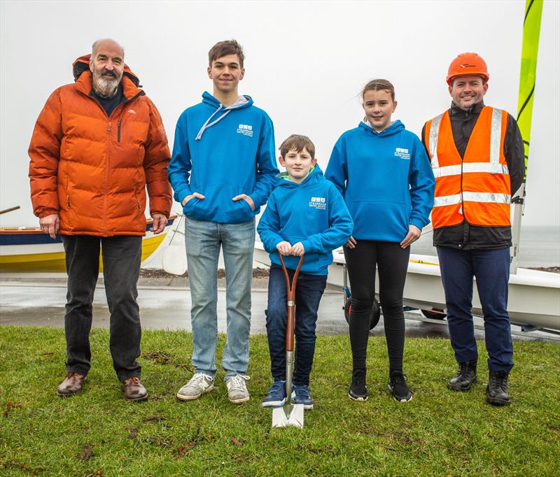 John Fenwick, Struan, Michael, Jenna and Michael Scanlan - photo © Pete Robinson