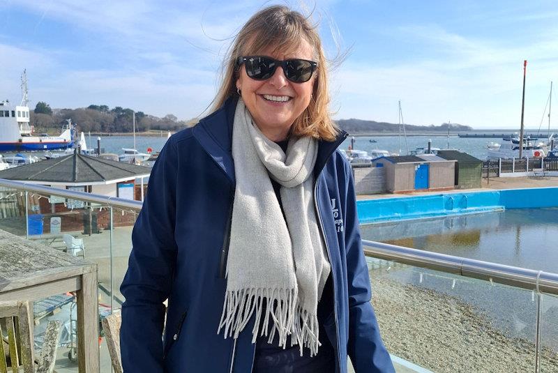 First female Commodore of Lymington Town Sailing Club is Heather Chipperfield photo copyright Petrina Jones taken at Lymington Town Sailing Club