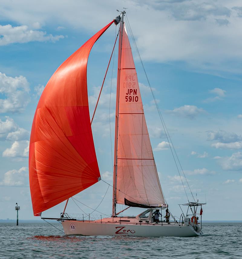 Zero looking for wind - Melbourne Osaka Cup - photo © Al Dillon