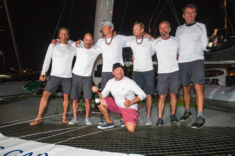 Line honours for Phaedo^3 in the RORC Caribbean 600 photo copyright Rachel Fallon-Langdon / Team Phaedo taken at Antigua Yacht Club and featuring the MOD70 class