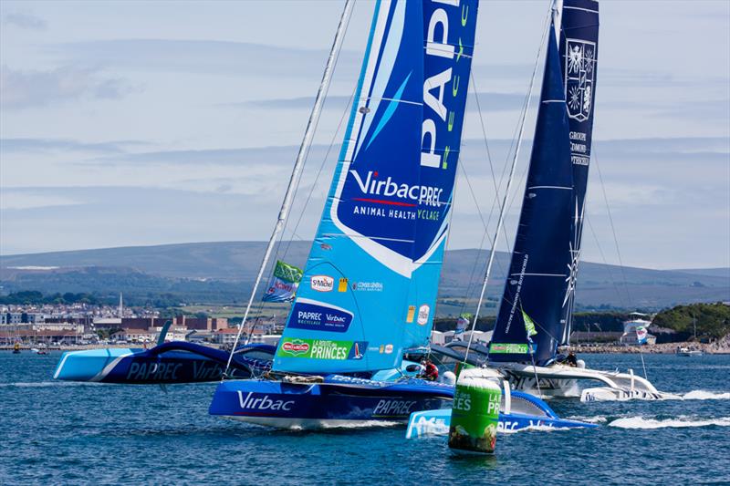 Routes des Princes Plymouth Inshore races photo copyright Tom Gruitt Photography / www.tom-gruitt.co.uk taken at  and featuring the MOD70 class