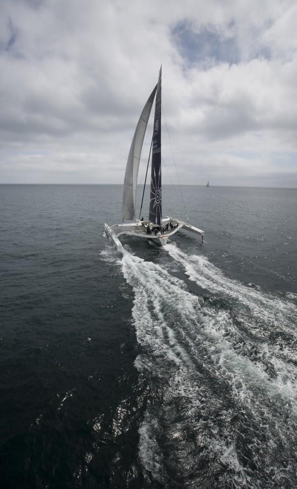 Edmond de Rothschild wins the MOD70 class in the Route des Princes photo copyright Mark Lloyd / Route des Princes taken at  and featuring the MOD70 class