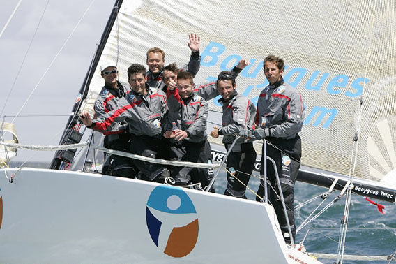 Bouygues Télécom skippered by Pierre Loc Berthet wins the Mumm 30 worlds photo copyright Jean-Marie Liot taken at Société Nautique de La Trinité-sur-Mer and featuring the  class