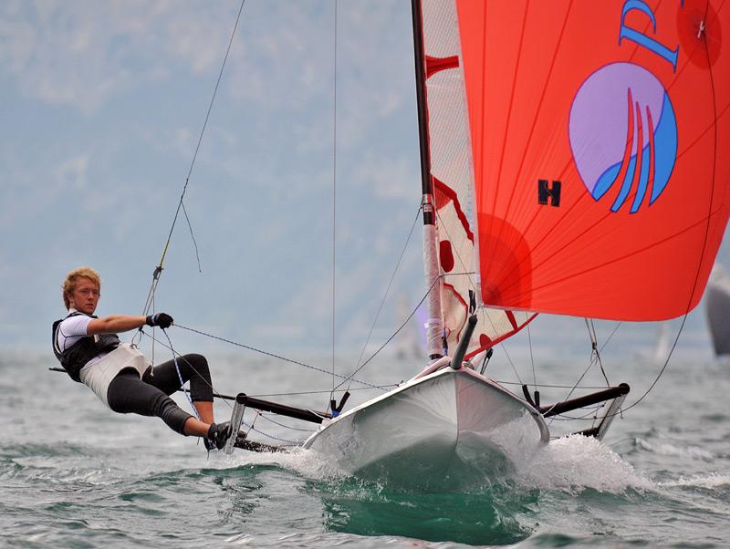 Final day of racing at the Musto Skiff European Championships photo copyright Tania Samus / www.photoblink.co.uk taken at  and featuring the Musto Skiff class