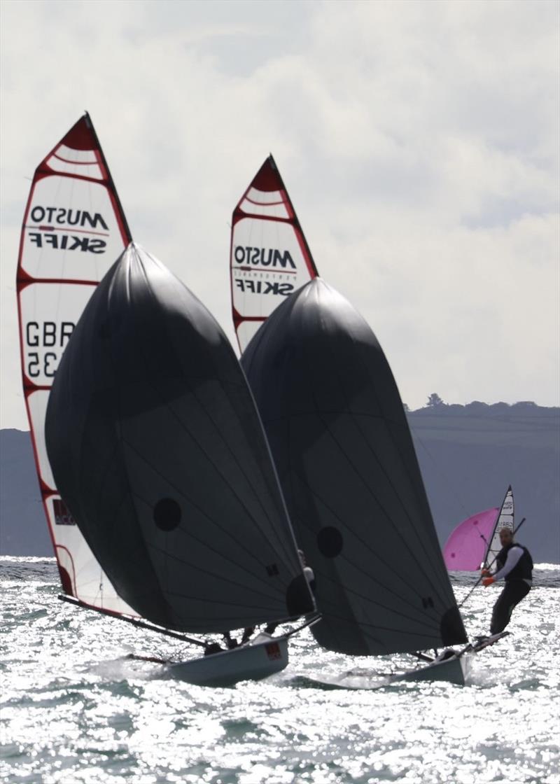 2023 Noble Marine UK Musto Skiff Nationals at Restronguet Day 1 photo copyright Ian Symonds taken at Restronguet Sailing Club and featuring the Musto Skiff class