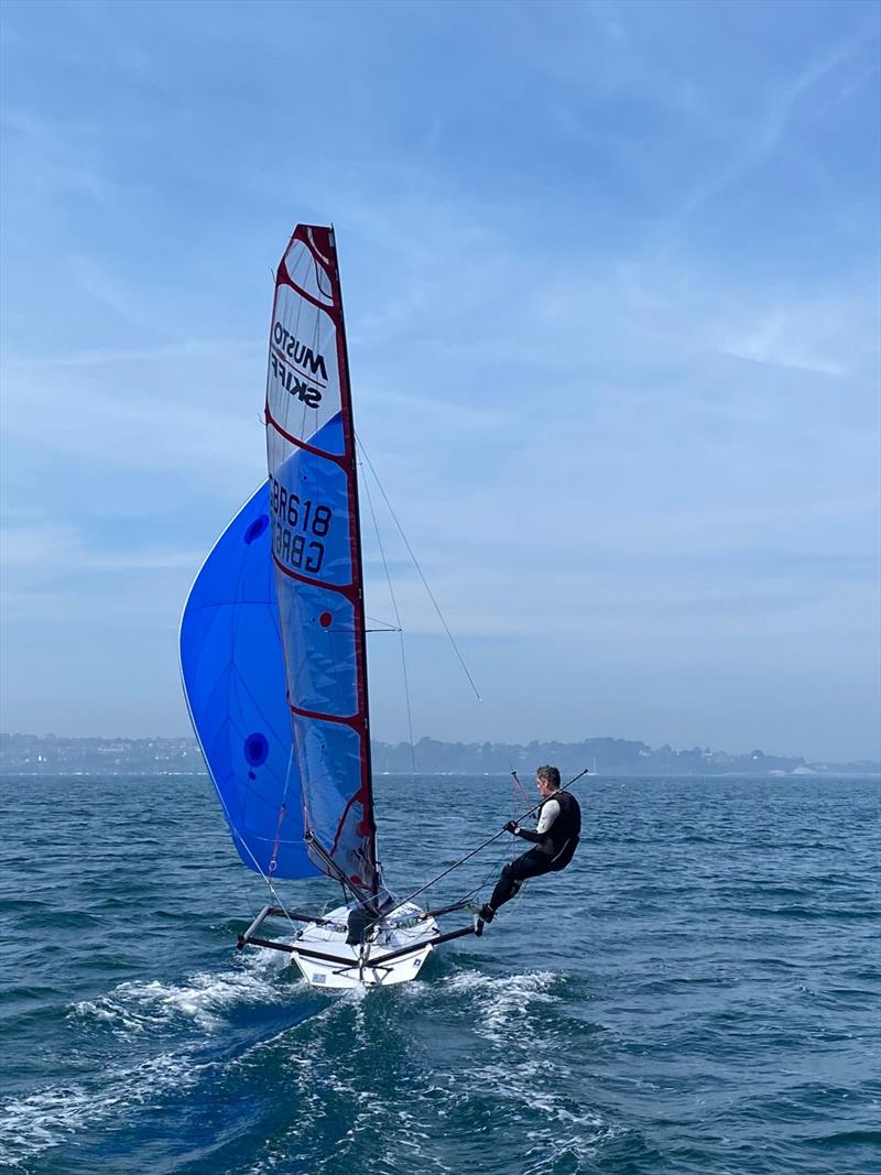 Noble Marine Weymouth Musto Skiff Training  photo copyright Sam Pascoe taken at Weymouth & Portland Sailing Academy and featuring the Musto Skiff class