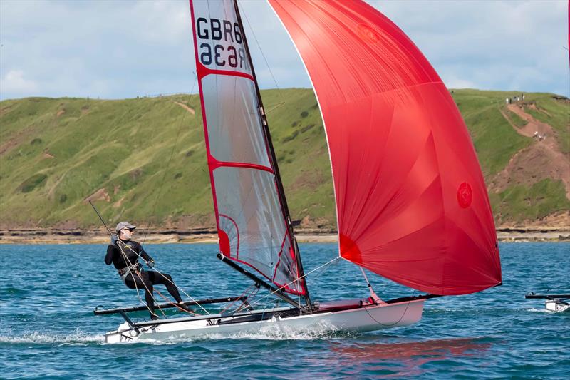 Sam Pascoe - Noble Marine UK Musto Skiff National Championship 2024 photo copyright Tim Olin / www.olinphoto.co.uk taken at Filey Sailing Club and featuring the Musto Skiff class