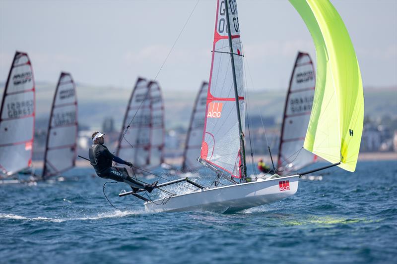 Danny Boatman (3rd) - Day 5 of the ACO 13th Musto Skiff 2024 Worlds at the WPNSA - photo © Michael Oliver