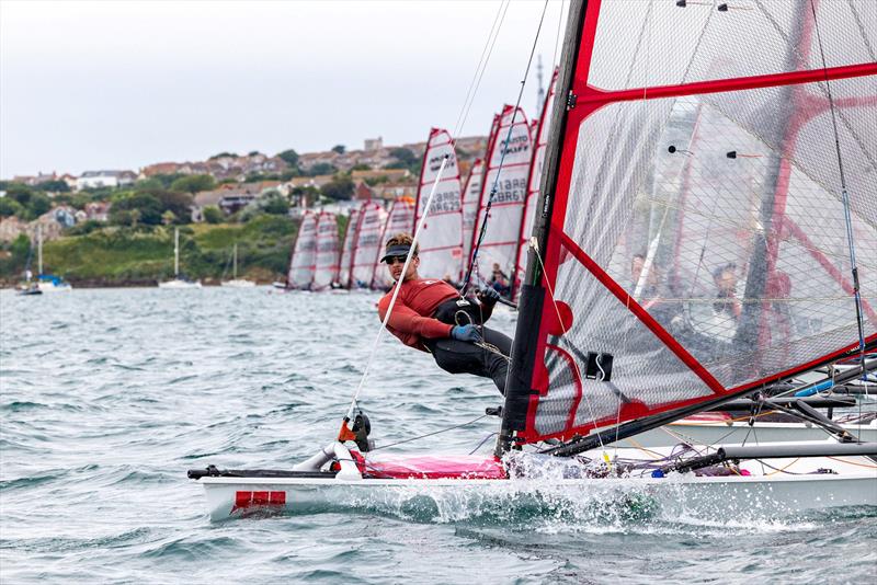 Andy Tarboton - Day 5 of the ACO 13th Musto Skiff 2024 Worlds at the WPNSA - photo © Michael Oliver