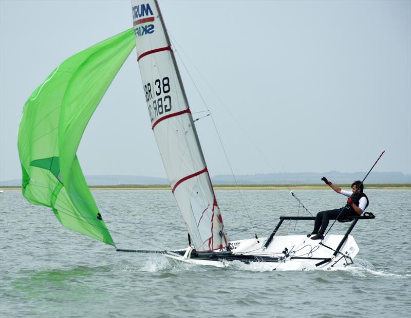 Isle of Sheppey race 2024 photo copyright Nick Champion / www.championmarinephotography.co.uk taken at Isle of Sheppey Sailing Club and featuring the Musto Skiff class