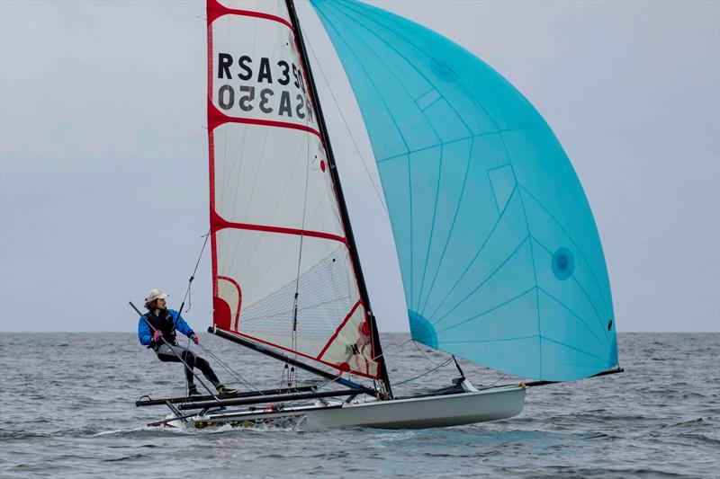 Brennan Robinson at the 2021 Noble Marine UK Musto Skiff National Championships - photo © Tim Olin