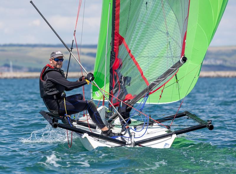 Wayne Bates - 2017 Worlds photo copyright Michael Oliver taken at  and featuring the Musto Skiff class