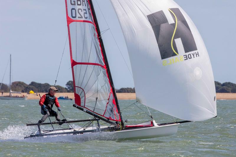 Graeme Oliver - 2024 Stokes Bay SC Open photo copyright Tim Olin / www.olinphoto.co.uk taken at Stokes Bay Sailing Club and featuring the Musto Skiff class