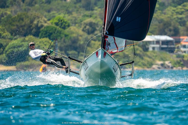 ACO 14th Musto Skiff World Championship 2025, Sydney, Australia Day 2 - photo © Tidal Media Australia for Down Under Sail