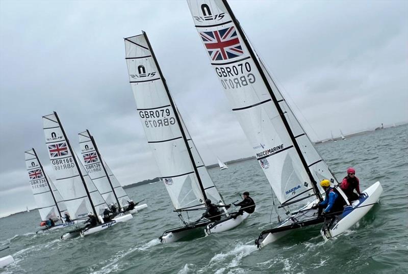 2024 UK Nacra 15 Summer Championship photo copyright Jacqui Trippier taken at Warsash Sailing Club and featuring the Nacra 15 class